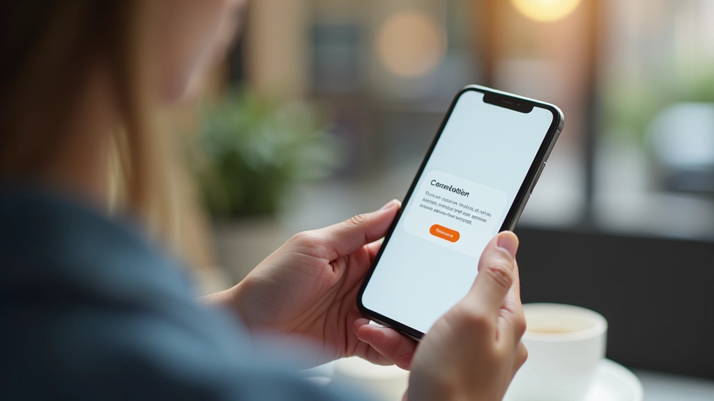 Chat interface and phone showing cancellation conversation with service provider