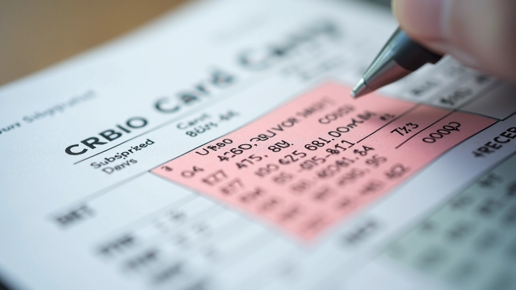 Close-up view of credit card statements showing recurring charges highlighted in red, demonstrating hidden subscription costs