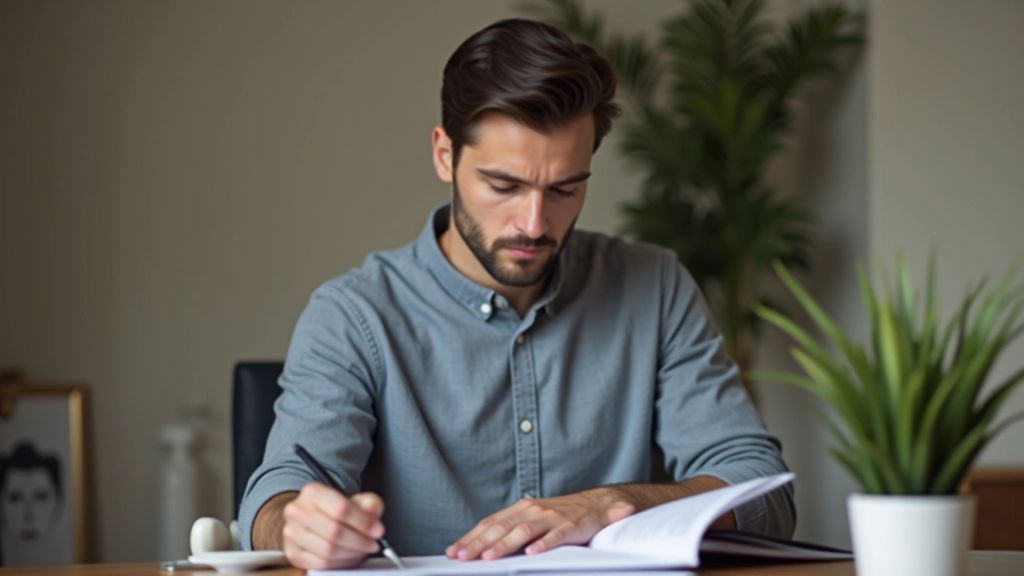 Person taking handwritten notes during phone call with customer service